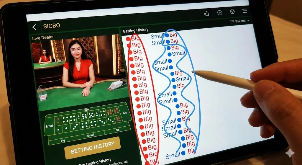 Sicbo Online: Cách nhận biết "cầu bệt" và "cầu đảo" để đặt cược chuẩn xác tại Ku Casino